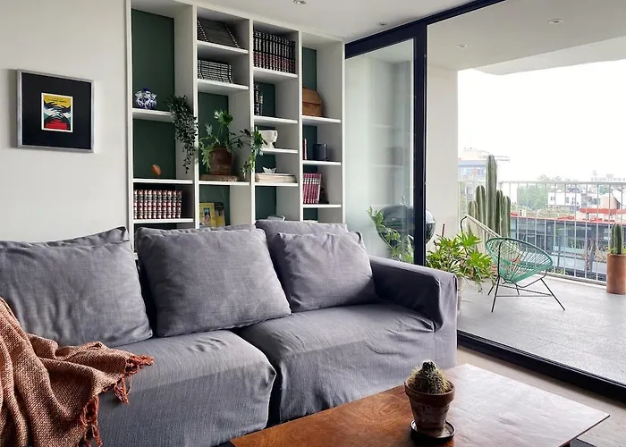 Apartment Breathtaking Mexican Ph In Condesa With A View