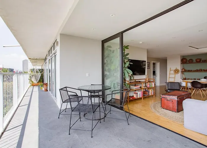 Apartment Breathtaking Mexican Ph In Condesa With A View *